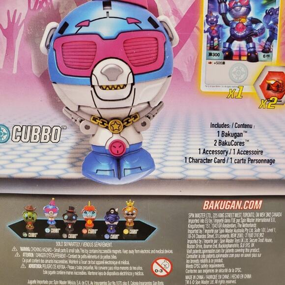 Bakugan Party Cubbo Pack Transforming Collectible Action Figure - Picture 6 of 7
